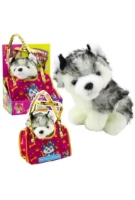 Piesek Husky w torebce pluszowy