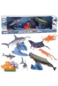 Figurki zwierzęta morskie ruchome elementy