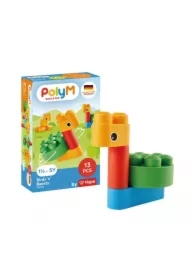  Klocki konstrukcyjne, Ptaki i zwierzęta, 13 el., 18 m+