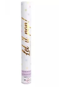 Armatka konfetti mix kolorów pastel papier okrągły