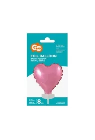 Balon foliowy na patyku Serce BS-4RO
