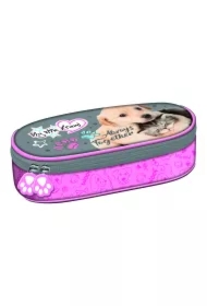 Piórnik owalna saszetka z klapką Cat & Dog My Little Friend