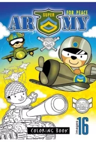 Kolorowanka A4 16 obrazków Wojsko