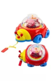 Biedronka jeżdżąca do ciągnięcia z kulkami