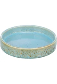 Miska ceramiczna, dla kota, niebieska, 15 cm
