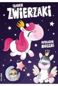 Kolorowanka z naklejkami - Słodkie zwierzaki