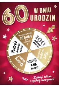 Karnet Urodziny 60