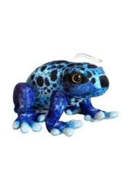 Żaba trująca niebieska 18cm