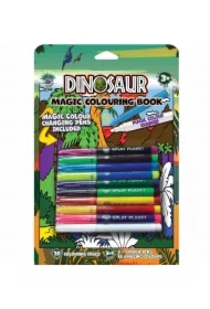 Książeczka z magicznymi mazakami Dinozaury