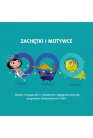 Zachętki i motywce z bohaterami multimediów. Część 2. Nalepki motywacyjne