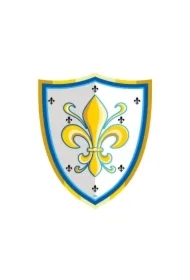 Tarcza rycerska w lilie