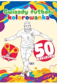 Gwiazdy futbolu. Kolorowanka