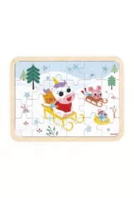 Drewniane puzzle Góry