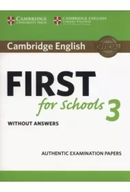 Cambridge English First for Schools 3 Student's Book without Answers