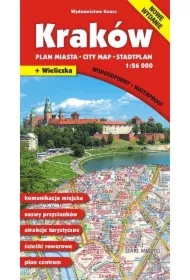 Kraków. Plan miasta 1:26000 wodoodporny