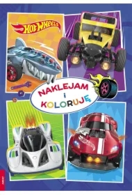 Hot Wheels. Naklejam i Koloruję