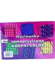 Wycinanka samoprzylepna A4 Kropki Color