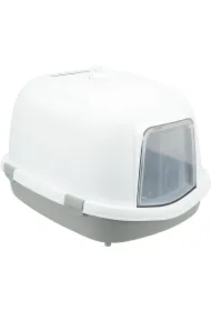 Primo XXL, kuweta kryta, biały/szary, 56 x 47 x 71 cm