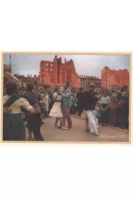 Pocztówka Warszawa 1947 Zabawa na placu