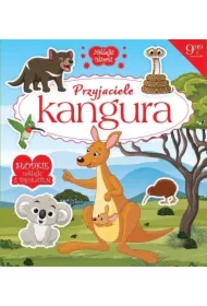 Naklejki iskierki z brokatem. Przyjaciele Kangura