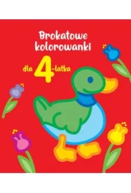 Brokatowe kolorowanki dla 4-latka