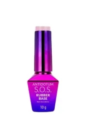 S.O.S. Antidotum Rubber Base baza kauczukowa do manicure pedicure i ozdób Powder Pink