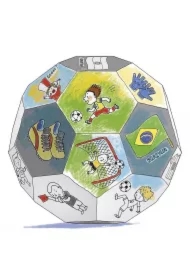 Zestaw kreatywny do kolorowania Piłka nożna 3D ALBA MOLI MPD-000105