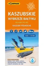 Mapa - Kaszubskie wybrzeże Bałtyku