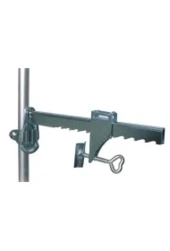 Zaciski do mocowania siatki na ścianach (do grub. 19, 5 cm) ze słupkiem teleskopowym, 1-2m