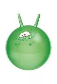 Piłka do skakania z rogami zielona 45cm