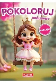 Pokoloruj. Królewny z naklejkami