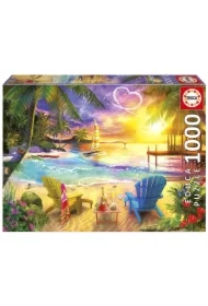 Puzzle 1000 el. Kocham plażę