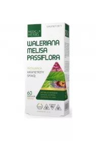 Waleriana Melisa Passiflora Suplement diety