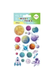 Naklejki Planets 10x20cm HAPPY COLOR