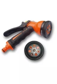 Pistolet do wody zraszający metalowy 7-funkcji zebra eco7203