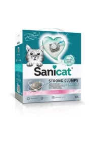 Strong Clumps, żwirek, dla kota, bentonit, baby powder, zbrylający