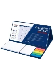 Kalendarz szkolny 2025/2026 z notesem granatowy