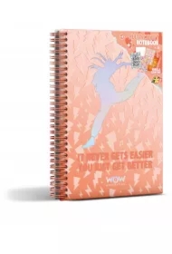 Notatnik A5 Tancerka Balerina zapachowy z naklejkami WOW00145