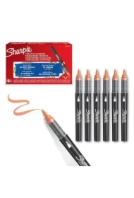 Markery akrylowe pomarańczowe