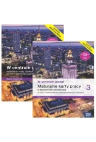Pakiet W centrum uwagi 3. Podręcznik i Maturalne karty pracy z dziennkiem aktualizacji do wiedzy o społeczeństwie dla liceum ogólnokształcącego i technikum. Zakres rozszerzony. Edycja 2024