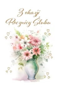 Kartka okolicznościowa Ogólna rocznica ślubu