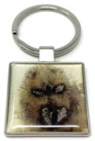 Brelok do kluczy K18 Jeżyk na plecach