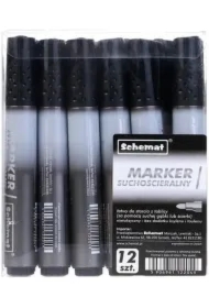 Marker suchościeralny okrągły czarny