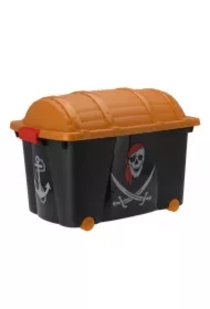 Duży kufer na zabawki - Pirat 42x60x40 cm