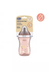 Kubek niekapek ze słomką 266ml brzoskwiniowy 12m+