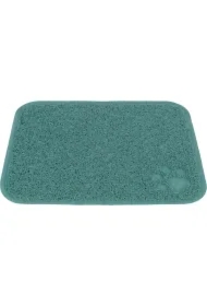 Mata pod kuwetę, dla kota, PVC, szałwiowa, 37 x 45 cm