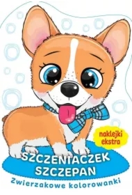 Zwierzakowe kolorowanki. Szczeniak Szczepan