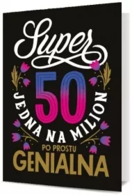 Karnet Urodziny 50 damskie B6-1903