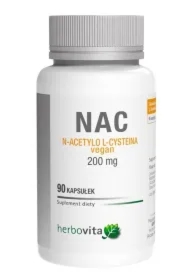 NAC N-acetylo L-cysteina Suplement diety