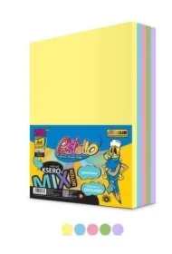 Papier ksero A4 160g 5 kolorów 250 arkuszy pastel